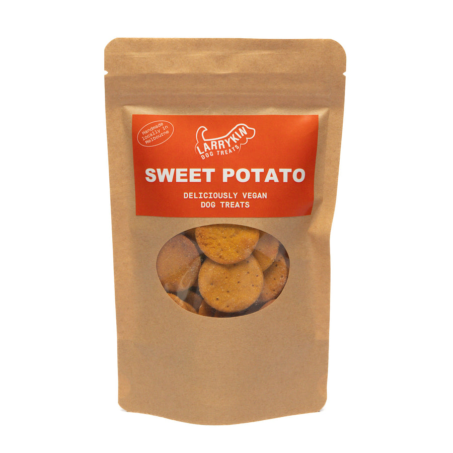 Sweet Potato Dog Treats Lovingly Handmade in Melbourne Larrykin Dog